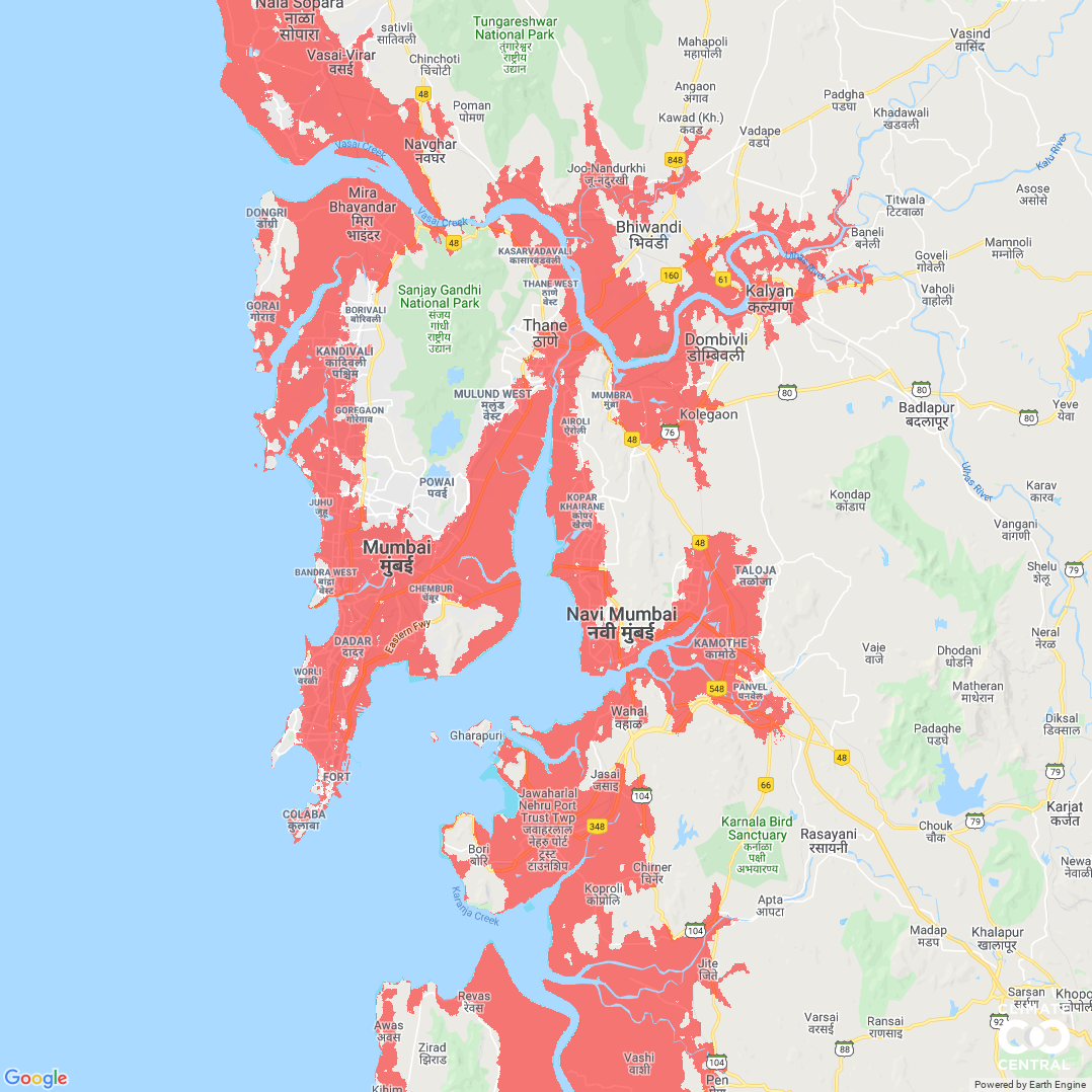 Sea level rise and coastal flood risk maps -- a global screening tool by Climate CentralInteractive global map showing areas threatened by sea l...