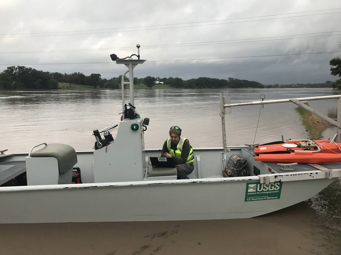 USGS Measures Flooding Across Texas